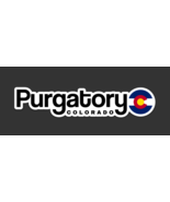 Purgatory - Colorado - Ski Resort Stickers  - with Colorado Flag - $5.99