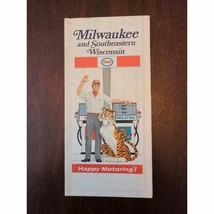 Milwaukee and Southeastern WIS Road Map Courtesy of Enco 1971 Edition - £10.74 GBP