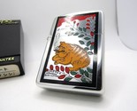 Hanafuda Bad Boar Trick Art Zippo 1994Mint Rare - £132.35 GBP