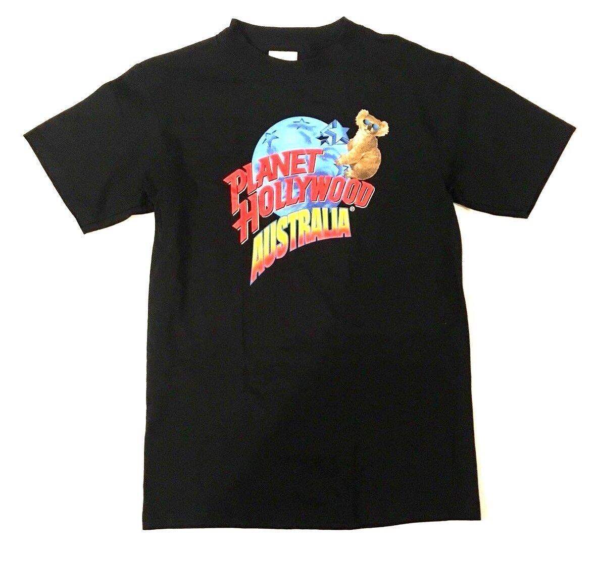 NWOT Adult Small Vtg Defunct Planet Hollywood Australia Koala Bear T-Shirt Y2K - $38.49