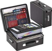 Secure Fireproof Document Box - 10 Layers &amp; Multi-Pocket Design for Valu... - $131.62