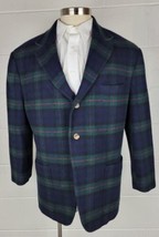 Tommy Hilfiger Tartan Plaid Wool Blend Sport Coat Jacket w Removable Lin... - £38.93 GBP