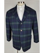 Tommy Hilfiger Tartan Plaid Wool Blend Sport Coat Jacket w Removable Lin... - $49.50