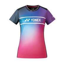 YONEX 22 F/W Women&#39;s T-shirts Badminton Apparel Clothing Pink NWT 223TS014F - £40.17 GBP