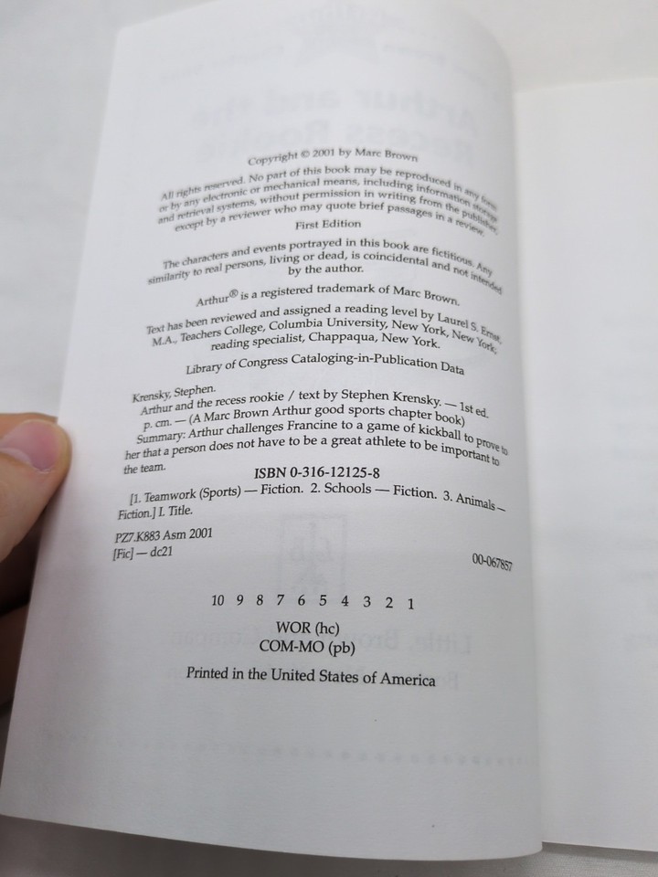 Arthur And The Recess Rookie Chapter Book 3 Item image 9
