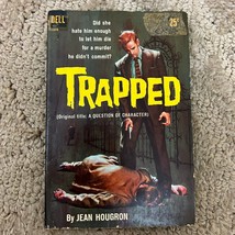 Trapped Mystery Paperback Book by Jan Hougron from Dell Books 1959 - £9.54 GBP