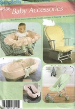 Simplicity Sewing Pattern 4636 Nursery Chair Pad Shopping Cart Liner Car Seat - £7.78 GBP