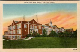 Portland Maine Deering High School Postcard Z21 - £5.62 GBP