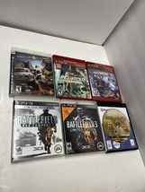 PS3 Game Lot Of 6 - Uncharted, Battlefield, Modern Warfare, Motor Storm - £15.50 GBP