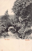 Brendon Devon England~Old Arch BRIDGE~1900s Photo Postcard - £3.46 GBP