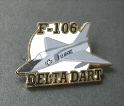 Convair F-106 Delta Dart USAF Air Force Aircraft Lapel Pin 1.3 inches - £4.52 GBP