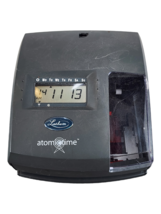 Lathem Atomictime Time Stamp Recorder Clock W/ AC Adaptor Model 1500E NO... - $34.62
