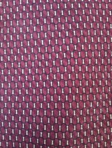 Vintage Kenneth Cole New York 100% Silk Burgundy Patterned Classic 4&quot; Wi... - $40.69