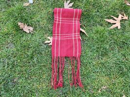 Hand woven wool sash, antique men's sash part of men's folk costume from... - $35.00