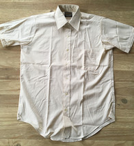 Vintage Ultimo Short Sleeve Single Stitch Shirt New Old Stock 70s Men&#39;s ... - £25.26 GBP