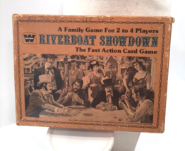 1976 Riverboat Showdown Card Game By Western Publishing Company Complete... - $8.51