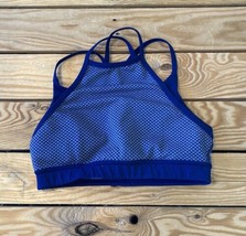 Zella Women’s Strappy Sports bra size S blue R2 - $12.77