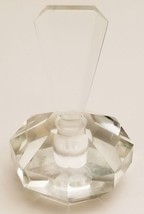 Vintage Clear Crystal Perfume Bottle - £20.13 GBP