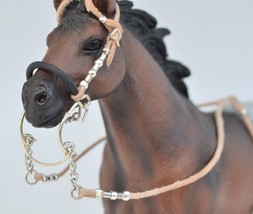 Handmade Western Bridle/Headstall with Hackamore for Schleich and other ... - £11.75 GBP