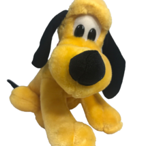 Disney Vintage Pluto Dog 9" Plush Sitting Walt Disney Productions Korea - £19.97 GBP