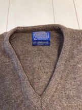 Pendleton Pure Virgin Lamb’s Wool Thrashed Sweater Adult Men’s Large Vintage - £19.97 GBP