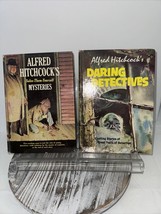 Alfred Hitchcock Hardcover 2 Book Lot Daring Detectives Solve Yourself Mysteries - £18.09 GBP