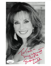 Susan Lucci signed B&amp;W 7x9 Photo To Tina My Warmest Wishes- JSA Hologram #DD3919 - £27.13 GBP