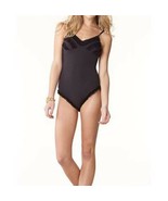 JUICY COUTURE Lace RUFFLE Edge BLACK Jersey Frill BODYSUIT Lingerie ( M ) - £109.16 GBP