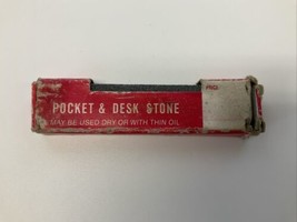 Pocket And Desk Stone, Aluminum Oxide Antique - £3.91 GBP