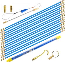 50&#39; Fiberglass Cable Wire Running Rod Coaxial Electrical Connectable F - $23.75