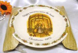 2636  Antique Holly Hobbie Happy Memories Warm The Heart Wall Plate - $18.00