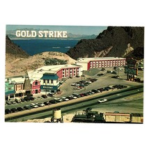 Vintage Postcard Gold Strike Hotel Casino Tourist Vacation Old Cars Boulder City - £7.47 GBP