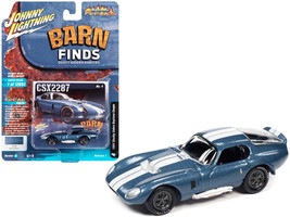 1964 Shelby Cobra Daytona Coupe Viking Blue Metallic w White Stripes Barn Finds - £15.60 GBP