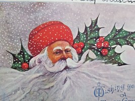 Santa Claus Christmas Postcard Fantasy Ullman St Nicks Head Mountain Beard 1906 - £18.66 GBP