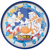 Sonic the Hedgehog and Tails Back to Back 12&quot; Wall Clock Multi-Color - £21.22 GBP