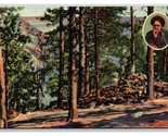 Helen Caccia Grave Colorado Molle Co Unp Lino Cartolina W22 - $3.36