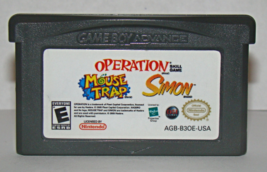 Nintendo Gameboy Advance - Mouse Trap / Operation / Simon (Game Only) - £5.20 GBP