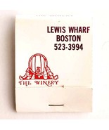 The Winery Lewis Wharf Vintage Matchbook Boston Deerskin Plaza Unstruck ... - €17,15 EUR