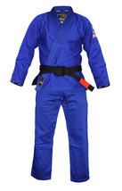 New Fuji Lightweight Light Summer Weight Mens Brazilian Gi Jiu-Jitsu BJJ - Blue - £93.99 GBP