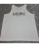 RETRO NASSAU BAHAMAS FLOWY BEACH VIBES/PALM TREE SOUVENIR TANK TOP XL - $12.60