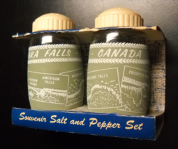 Niagara Falls Canada Salt and Pepper Shaker Set Souvenir Unused Original... - $14.99