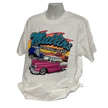 Vintage XL Street Rod Classic Car T Shirt 90s Mullins Hot Rod Steering G... - £38.51 GBP