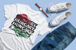 HUNGARY SIGN Graphic Tee - Stylish and Comfortable T-shirt for Hungary L... - $19.99