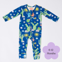 Bambi Mini Co. Wrigglesuit 6-12 Months (with Grippy Feet) Beaucoup Blue - £65.14 GBP