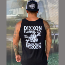 Dixxon Flannel - Working Class Fist Tank Top Shirt - Black Men&#39;s M - £15.84 GBP