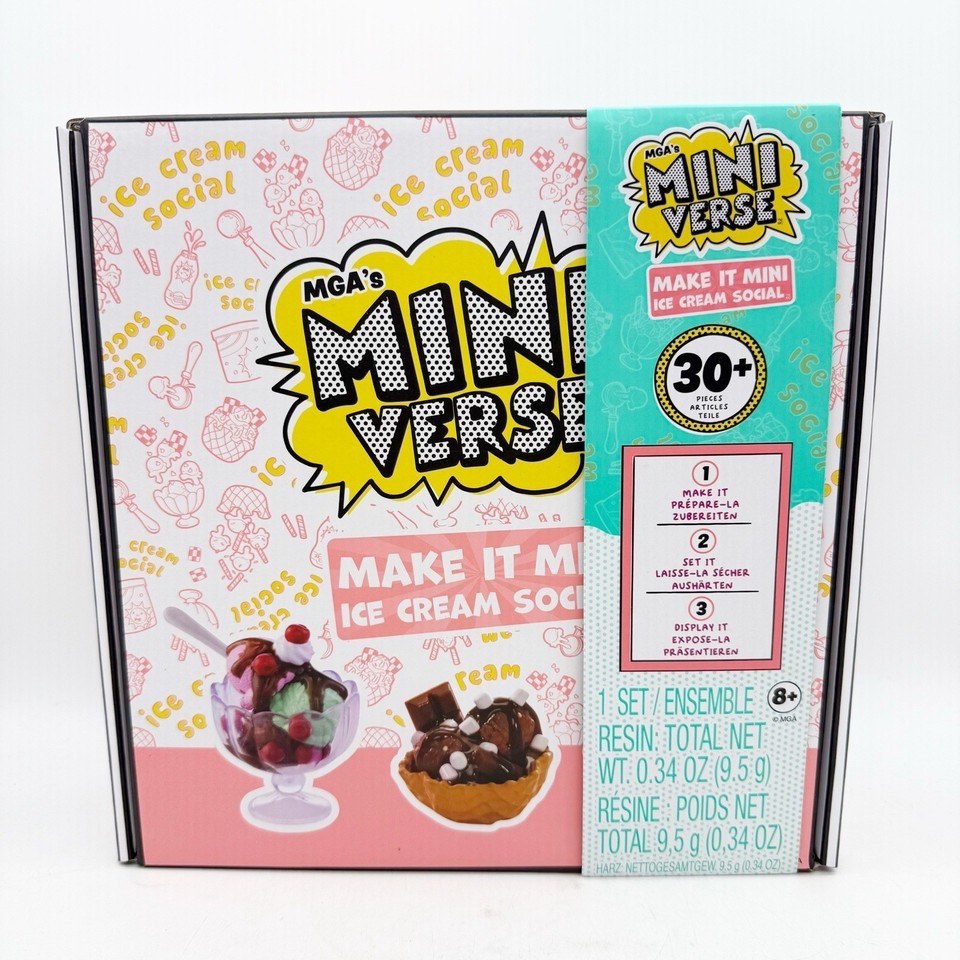 MGA&#39;s Miniverse Make It Mini Food/Ice Cream Social - $29.99