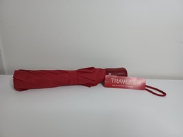 Traveler Collapsible Travel Umbrella - Single Canopy, Compact, Light - R... - £12.54 GBP