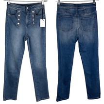 1.State High Rise Button Front Jeans 28 New - $69.99