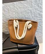 Rope Handle Straw Tote Bag - $28.05 CAD