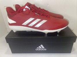 NEW Adidas Adizero Afterburner Baseball Cleats RED Mens Size 14 CG5217  - £15.81 GBP